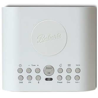Roberts ORT CHARGEDW Ortus DAB Charge DAB DAB FM BT Clock Radio in Whi