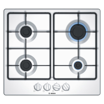 Bosch PGP6B2B60 Series 4 60cm 4 Burner Gas Hob in White