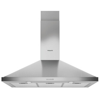 Hotpoint PHPN95FLMX1 90cm Pyramid Chimney Hood in St/Steel 3 Speed Fan