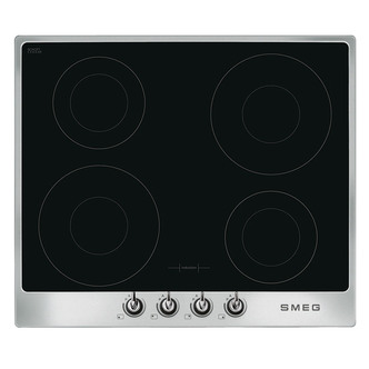 Smeg PI964X 60cm 4 Zone Induction Hob with Stainless Steel Frame