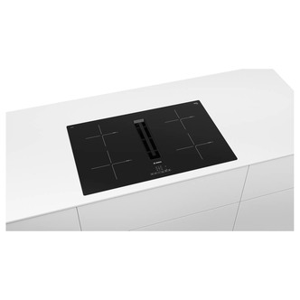 Bosch PIE811B15E 80cm Serie 4 Electric Induction Venting Hob Black