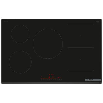 Bosch PVW831HB1E Series 6 80cm 5 Zone Induction Hob in Black