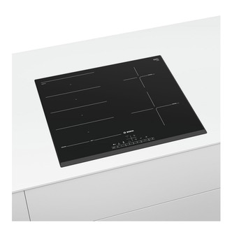 Bosch PXE651FC1E Serie 8 60cm 4 Zone Induction Hob in Black Glass