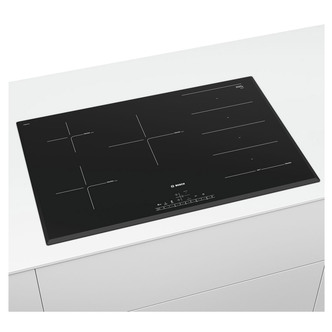 Bosch PXV851FC1E Serie 8 80cm 5 Zone Induction Hob in Black Glass