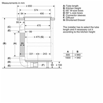 Bosch PXX875D57E Serie 8 Built In 80cm 4 Zone Flex Induction Venting H