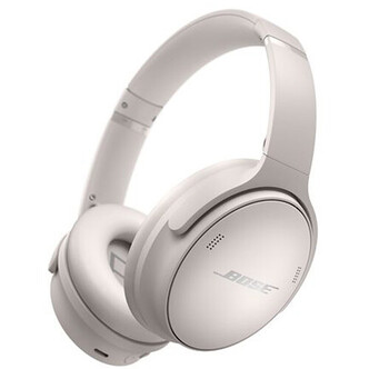 Bose QC45-WHT Wireless Noise Cancelling Headphones in White Smoke