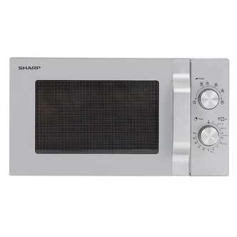 Sharp R204SLM Compact Microwave Oven in Silver 20L 800W Manual