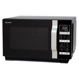 Sharp R860KM Combination Microwave Oven in Black 25L 900W