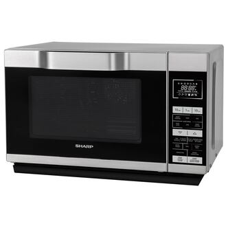 Sharp R861SLM Combination Microwave Oven in Black/Silver 25L 900W