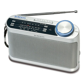 Roberts R9993 3 Band Analogue Radio in White LW MW FM Wavebands