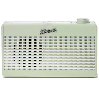 Roberts RAMBLERBTMLG Rambler Mini Dab Rechargeable Radio in Leaf Green