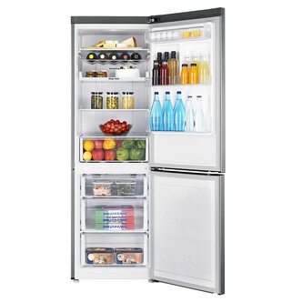 Samsung RB33N321NSS Frost Free Freestanding Fridge Freezer - Inox Best Price and Cheapest