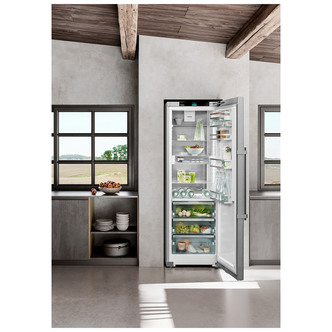 Liebherr RBSDD5250 60cm Tall Larder Fridge in St Steel 1 85m D Rated