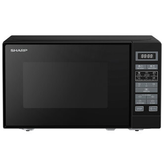 Sharp RDS202TB-UK Microwave Oven - Black, 20 Litres 800W