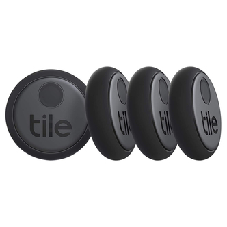 Tile RE-25004 Sticker Bluetooth Tracker in Black (4 Pack)