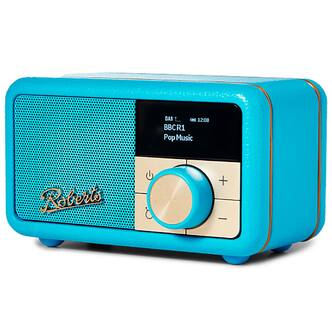 Roberts REV-PETITEEB Revival Petite DAB DAB+ FM & BT Radio in Electric Blue