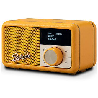 Roberts REV-PETITESY Revival Petite DAB DAB+ FM & BT Radio Sunburst Yellow
