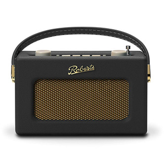Roberts REVIVALUNOB Revival Uno DAB+/FM Radio with 2 Alarms in Black