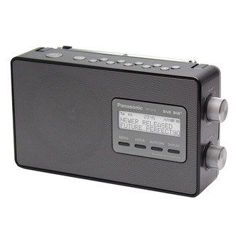 Panasonic RF D10EB K Portable DAB FM Radio 10 Channel Preset