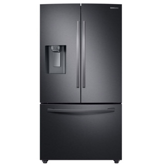 Samsung RF23R62E3B1 American 3 Door Fr/Fr Fridge Freezer Blk Steel PL I&W F