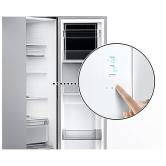 Samsung RH69B8031S9 American Fridge Freezer in Silver NP I W E Rated