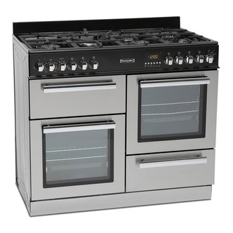 Montpellier RMC100DFX 100cm Dual Fuel Range Cooker in Stainless Steel