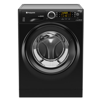 Hotpoint RPD10457JKK ULTIMA S Washing Machine in Black 1400rpm 10kg Steam