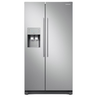 Samsung RS50N3513SA American Fridge Freezer in Silver PL I&W F Rated