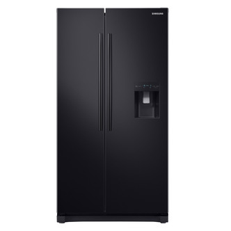 Samsung RS52N3213BC American Fridge Freezer in Black Water NoFrost A+