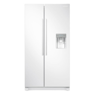 Samsung RS52N3313WW American Fridge Freezer in White NP Water F Rated