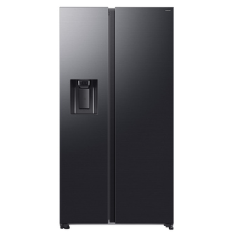 Samsung RS70F64KEFEU AI Series 6 American Fridge Freezer in Black with Ice &