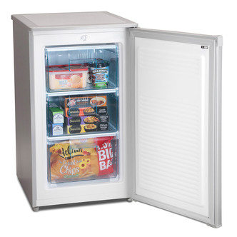 Iceking RZ83S E 50cm Under Counter Freezer in Silver F Rated 73L