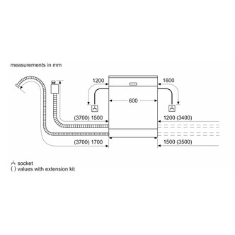 Neff S153HCX02G N30 60cm Fully Integrated Dishwasher 14 Place D Rated
