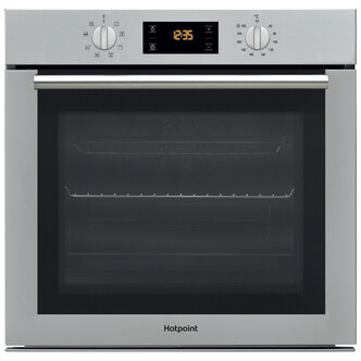 Hotpoint SAEU4544TCIX Built-In Electric Single Oven in Inox 71L