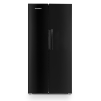 Iceking SBS178BL American Fridge Freezer in Black Frost Free