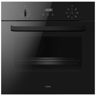 CDA SC223BL Built-In Electric Single Oven in Black 65L