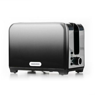 Daewoo SDA1852GE CALLISTO 2 Slice Toaster - Black Fade