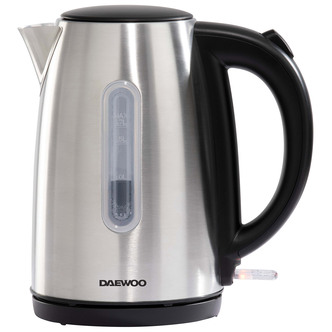 Daewoo SDA2080GE KENSINGTON Jug Kettle in Brushed Steel - 1.7L 3kW