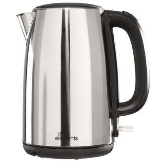 Fine Elements SDA2224GE Cordless Jug Kettle in Brushed Steel 1.7L 2.2kW