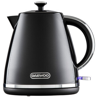 Daewoo SDA2624GE Sterling Cordless Pyramid Kettle - Black 1.7L 3kW