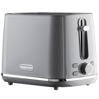 Daewoo SDA2628GE Sterling 2 Slice Toaster in Grey