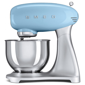 Smeg SMF01PBUK 50's Retro Style Stand Mixer in Pastel Blue