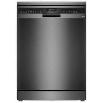 Siemens SN25EC13CE iQ500 60cm Dishwasher in Brushed Black Steel 14 Place S