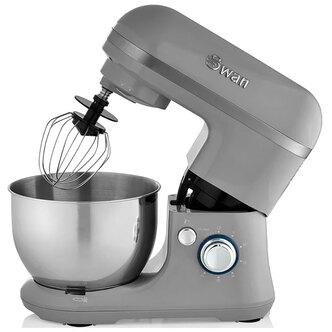 Swan SP10110GYN Retro 4L Stand Mixer - Grey 800W