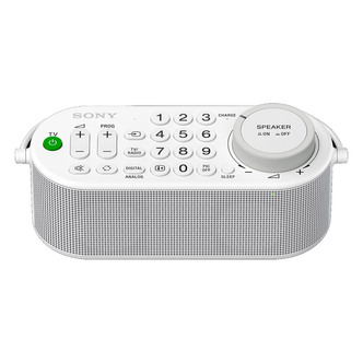Sony SRS-LSR100 Wireless Clear Dialog Handy TV Speaker in White