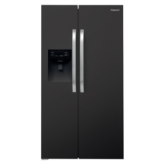 Hotpoint SXBHE925WD American Fridge Freezer in Black PL I&W F Rated