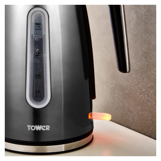 Tower T10046GRP 1 7 Litre Infinity Ombre Jug Kettle Graphite 3kW 1 7L