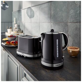 Tower T10049NOR Belle Rapid Boil Jug Kettle in Noir 1 5L 3kW