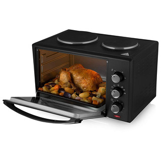 Tower T14013 Table Top Compact Electric Cooker in Black