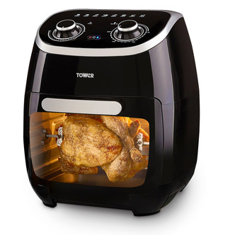 Tower T17038 11L VORTX Single Zone Manual Health Air Fryer Black
